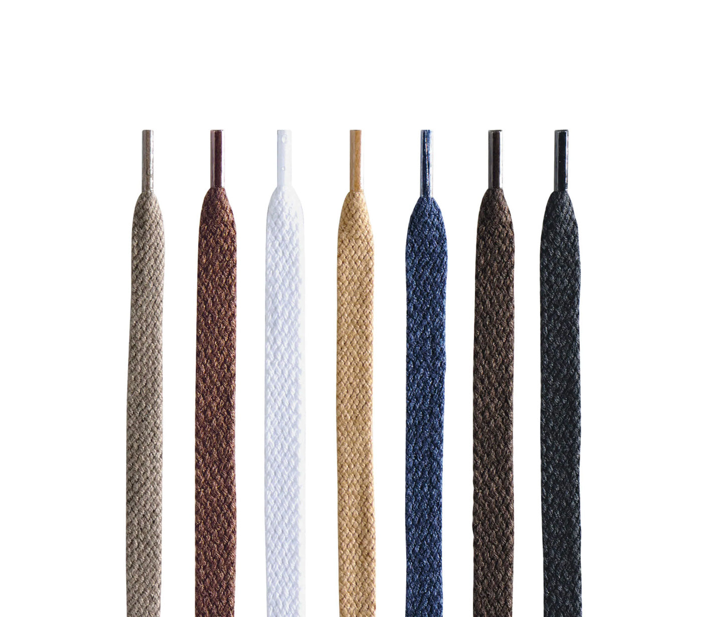 Lacets plats moyens